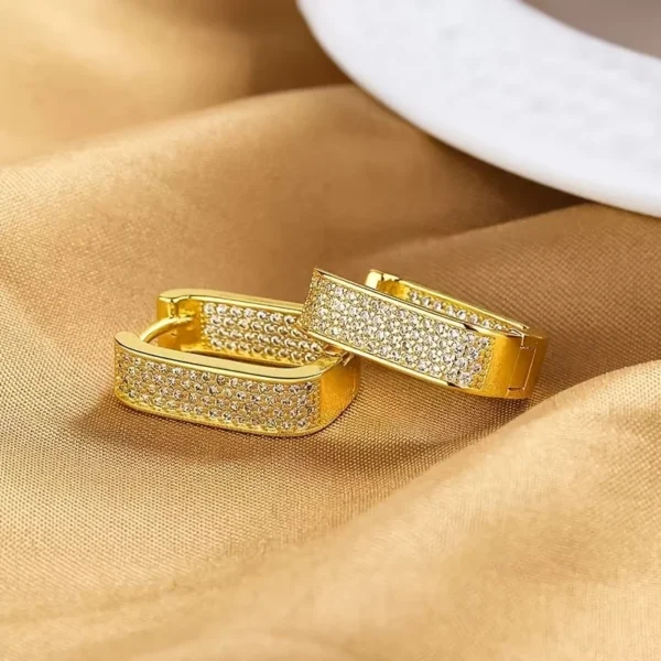 Golden Glitz Studs