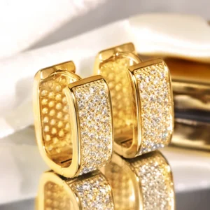 Golden Glitz Studs