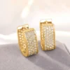 Golden Glitz Studs
