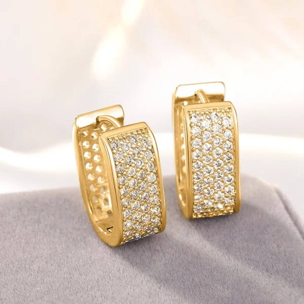 Golden Glitz Studs