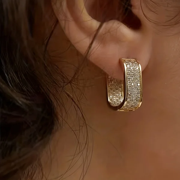 Golden Glitz Studs