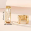Golden Glitz Studs