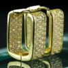 Golden Glitz Studs