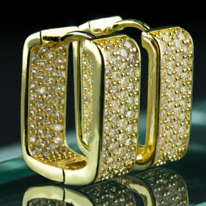 Golden Glitz Studs