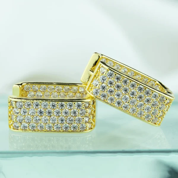 Golden Glitz Studs