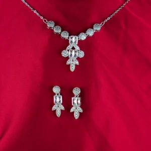 Midnight Petal floral jewellery set