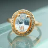 Faux Diamond Ring by Kuzey Hub - Front View
